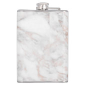 Flasques Rose Marbre blanc or tendance Modèle élégant (Dos)