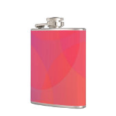 Flasques rose, orange, moderne, simple, cool, art tendance (Gauche)