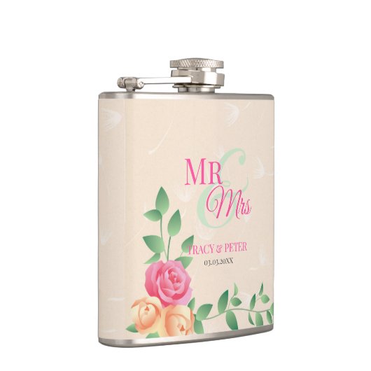 Flasques Rose rose Et Jaune (Droite)