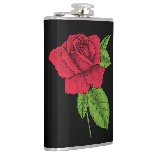 Flasques Rose rouge 2 (Droite)