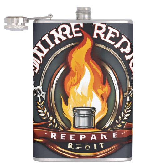 Flasques #rosegoldvinylflaskVinylWrappedFlask (Ouvert)