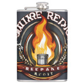 Flasques #rosegoldvinylflaskVinylWrappedFlask (Devant)