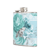 Flasques Roses bleus avec dentelle (Gauche)