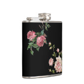 Flasques Roses roses élégantes Embossées (Droite)