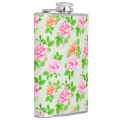 Flasques Roses roses florales Motif-2367 (Droite)