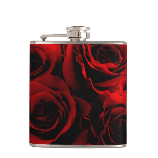 Flasques Roses rouge foncé pour vous (Devant)