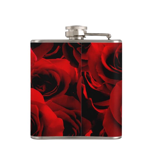 Flasques Roses rouge foncé pour vous (Dos)