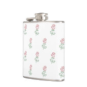 Flasques Roses Rouges, Motif De Roses, Fleurs (Gauche)
