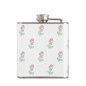 Flasques Roses Rouges, Motif De Roses, Fleurs (Dos)