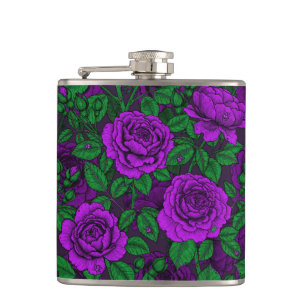 Flasques Roses violets