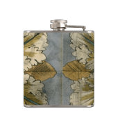 Flasques Rosette décorative Demask sur Arrière - plan gris (Dos)