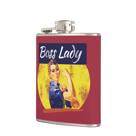 Flasques Rosie Riveter Boss Lady (Gauche)