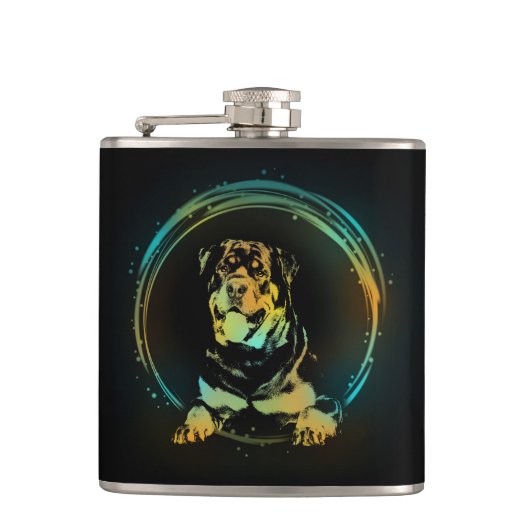 Flasques Rottweiler (Devant)