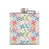 Flasques Roue géométrique colorée (Dos)