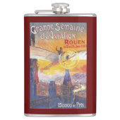 Flasques Rouen, France - pilote et avion (Devant)