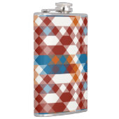 Flasques rouge blanc bleu et orange géométrique (Droite)