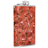 Flasques rouge clair Abstrait avec taches et style tordu (Droite)