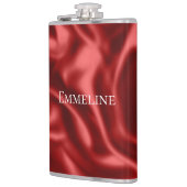 Flasques Rouge passionné romantique Faux Satin Mariage (Gauche)