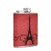 Flasques Rouge Vintage Français (Droite)