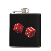 Flasques Roulez-les les matrices rouges six une sept merdes (Devant)