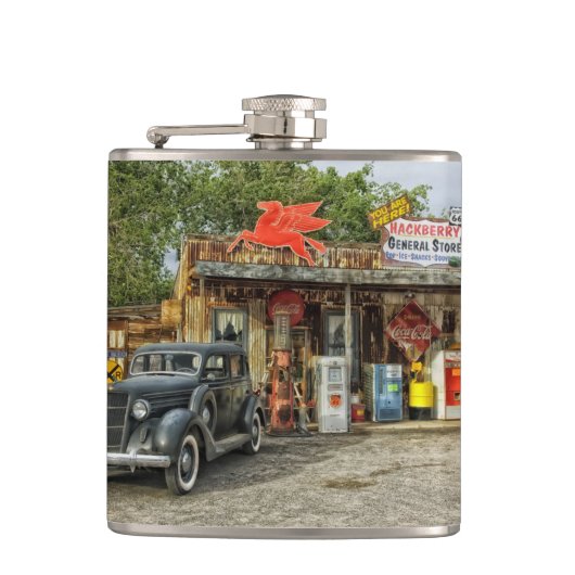 Flasques Route 66 Arizona rustique rétro store (Devant)