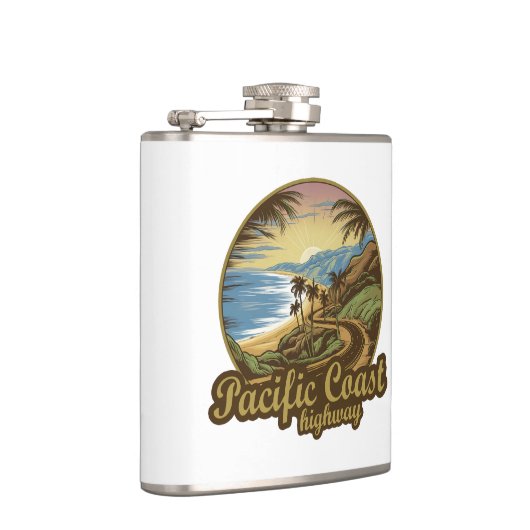 Flasques Route du Pacifique Rétro (Droite)