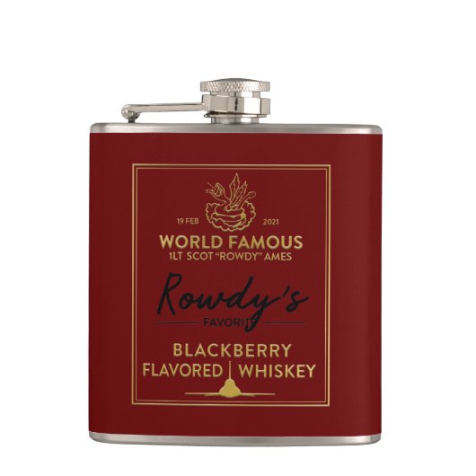 Flasques Rowdy's Whiskey (Devant)