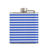 Flasques Royal Blue Combination Stripes par Shirley Taylor (Dos)