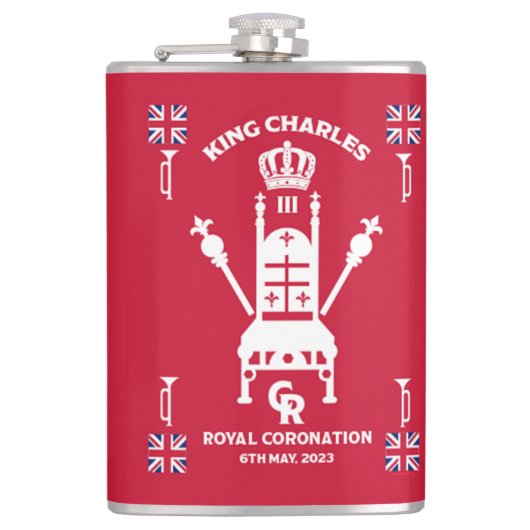 Flasques Royal Coronation King Charles III (Devant)