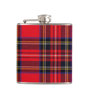 Flasques Royal Stewart tartan rouge noir plaid