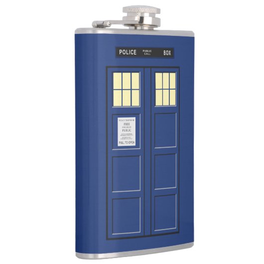 Flasques Royaume-Uni - Blue Police Public Call Box 1 (Droite)