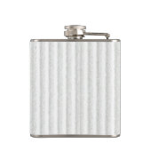 Flasques Ruban Blanc sensibilisation aux rayures verticales (Dos)