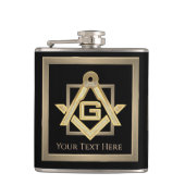 Flasques Ruée d'or masonique (Devant)