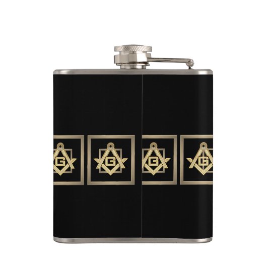 Flasques Ruée d'or masonique (Dos)