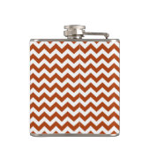 Flasques Rust Red Safari Chevron (Dos)