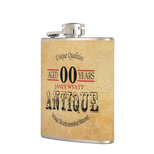 Flasques Rustic Antique 00e anniversaire (Gauche)