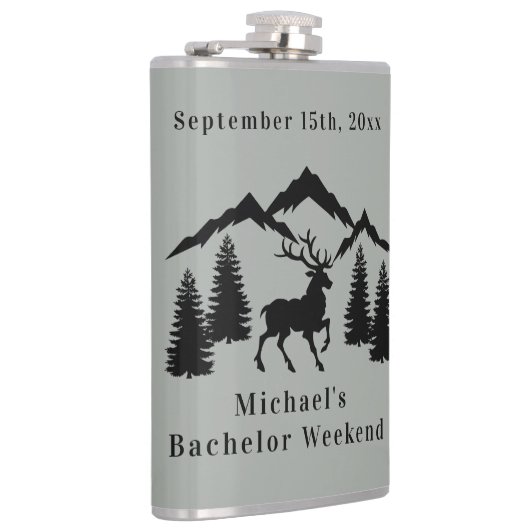 Flasques Rustic Grey Chasse Bachelor Week-end (Droite)