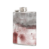 Flasques Rustic Modern Abstrait Votre Nom Nr56 (Gauche)