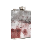 Flasques Rustic Modern Abstrait Votre Nom Nr56 (Droite)