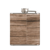 Flasques Rustique Meilleur Chien Papa Jamais Photo Personna (Dos)