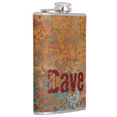 Flasques Rusty, Verdigris, Grunge Steampunk Personnalisé  (Droite)