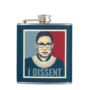 Flasques Ruth Bader Ginsburg I dissidence Pop-Art