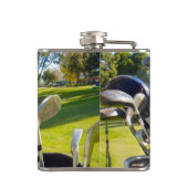 Flasques Sac Rempli De Clubs De Golf, Bouchon Vinyle Envelo (Dos)