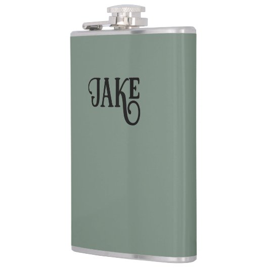 Flasques Sage vert personnalisé (Gauche)