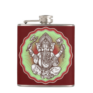 Flasques Sagesse Ganapati Inde Hindou Lord Ganesha Elephant