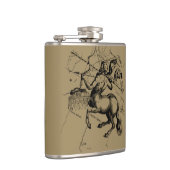 Flasques Sagittarius Constellation Map Hevelius 1690 (Droite)