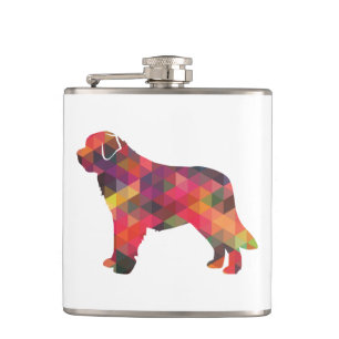 Flasques Saint Bernard Geo Silhouette Multi