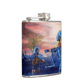 FLASQUES SAINT GEORGE ET ALIEN DRAGON (Droite)