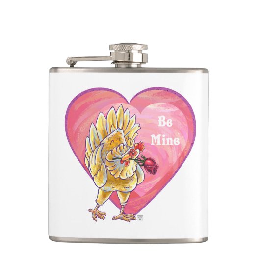 Flasques Saint-Valentin au poulet (Devant)