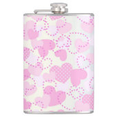 Flasques Saint Valentin Coeurs roses Arrière - plan (Devant)